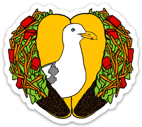 Gerry Loves Tacos Stickers