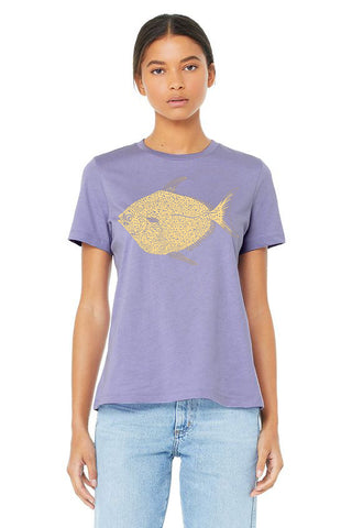Moon Fish *Limited Edition* T-Shirt - Women's Dark Lavender