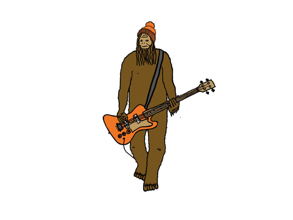 Mr Big On Bass Iron-On-Patch