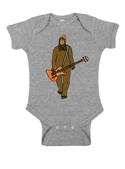 Mr Big on Bass One Piece - Infant Heather