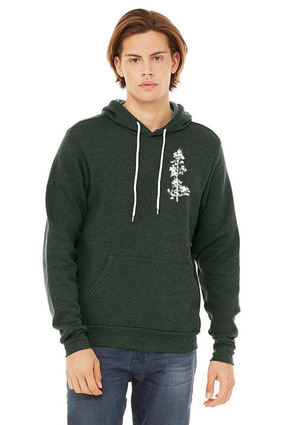 Mountain  Forest Ultra Soft Pull Over Hoodie - Unisex Heather Forest
