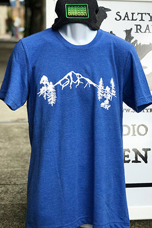 Mountain Forest - Unisex Heather True Royal