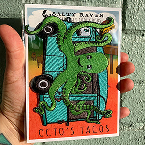 Octo Taco Iron-On-Patch