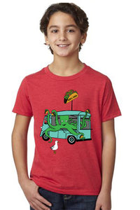 Octo's Tacos T-Shirt - Toddler & Youth Red