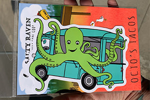 Octo Taco Die-Cut Vinyl Stickers