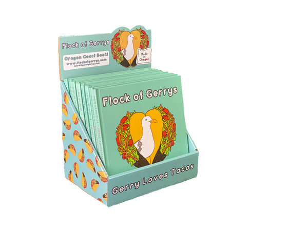 Flock of Gerry's "Gerry Loves Tacos" Book by Seasons Kaz Sparks