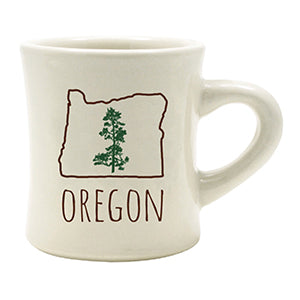 Oregon Pine 10oz 2 color Diners Mug