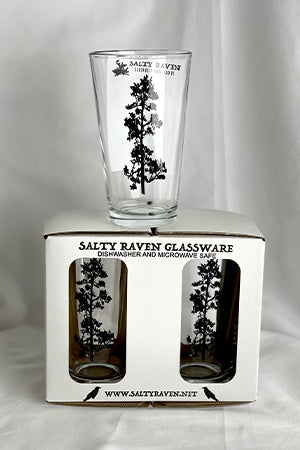 Pine Tree Pint Glass