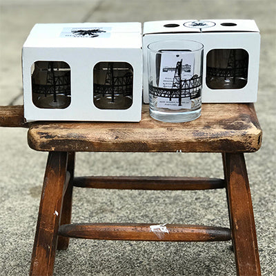 Portland Bridges Lowball Rocks Glass