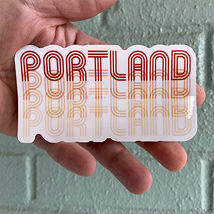 Portland Fade *Limited Edition* Die-Cut Vinyl Sticker