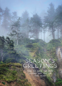 Season's Greetings Sage the Shit Funny Holiday Greeting Card