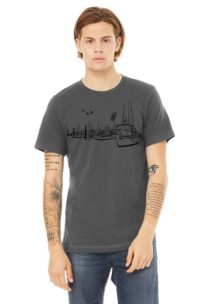 Salty Port *Limited Edition* T-Shirt - Unisex Asphalt