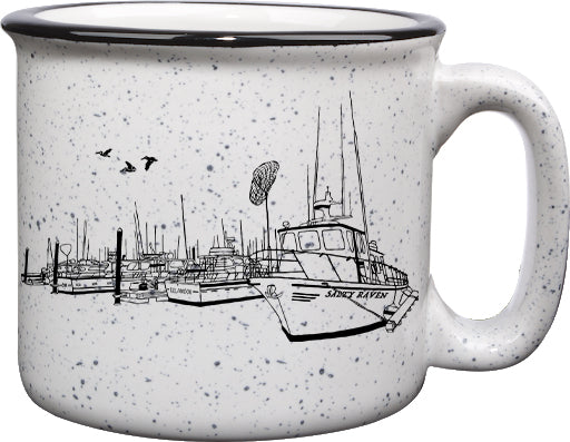 Salty Port White 15oz Ceramic Campfire Mug