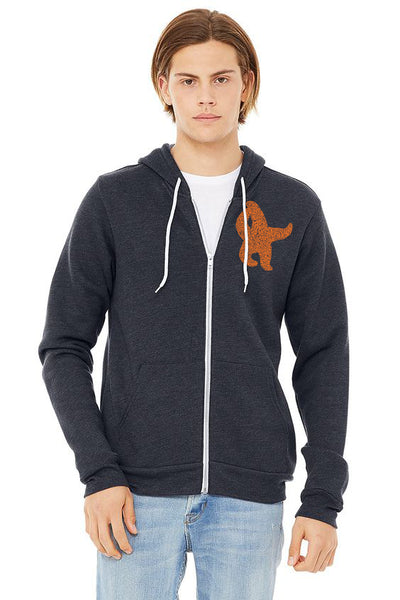 Sea Star Starfish Ultra Soft Zip Up-Hoodie - Unisex Heather Navy