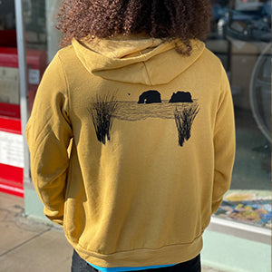 Twin Rocks Ultra Soft Zip up Hoodie - Unisex Heather Mustard
