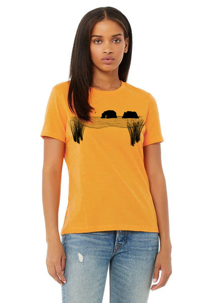 Twin Rocks Ladies cut Tee - Women's Heather Marmalade