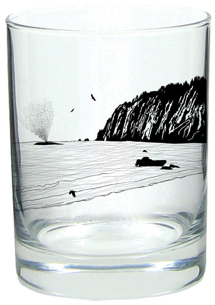 Whale Sighting Lowball Rocks Glass