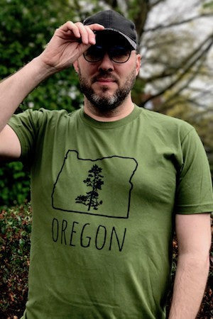 Oregon Pine T-Shirt - Unisex Olive