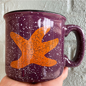 Sea Star Plum 15oz Ceramic Campfire Mug