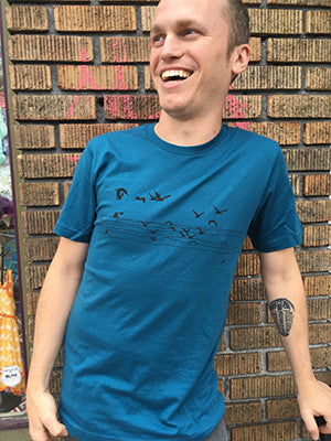 Seagull Beach *Limited Edition* T-Shirt - Unisex Deep Teal