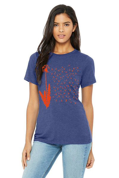 1000 Wishes T-Shirt - Women's True Royal Tri-Blend