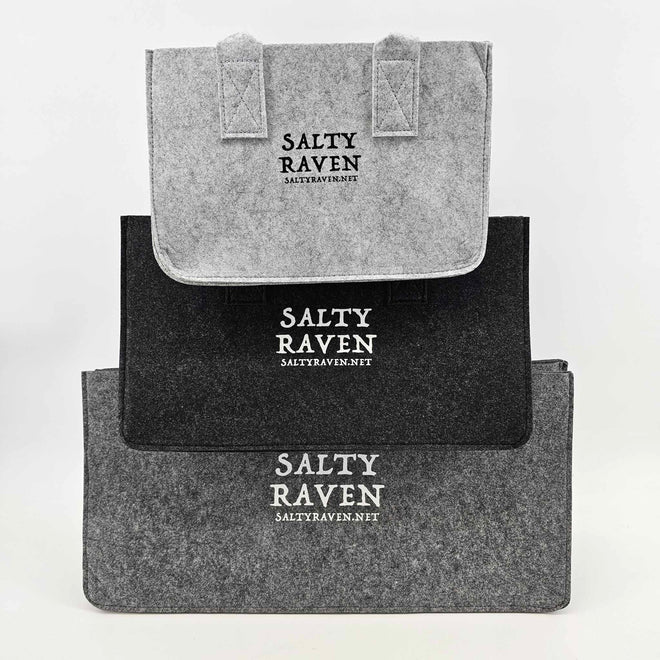 Salty Raven Heavy Duty Felt Tote Bags