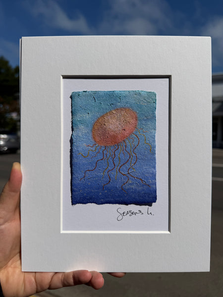 Hope Jelly 8x10  - Original Watercolor Paintings By Seasons Kaz Sparks