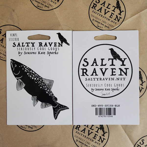 Salmon HVS Vinyl Sticker