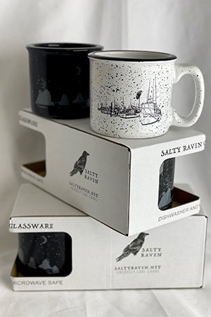 Three Graces & Salty Port Ceramic Campfire Mug Set Boxed