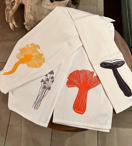Mushroom Tea Towel Set