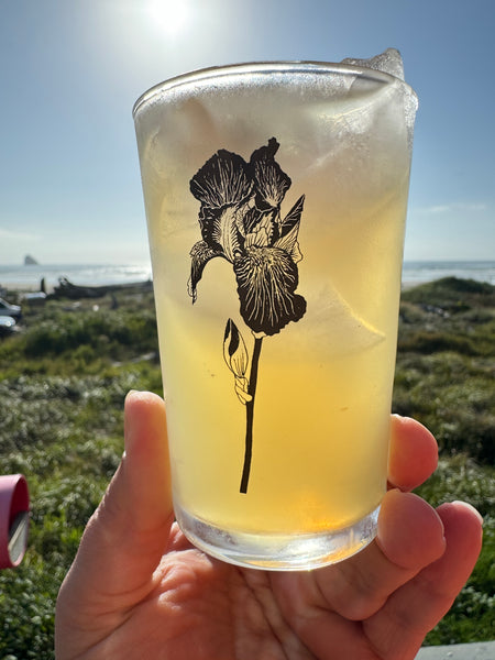 Flower Euro Wine 4 Pack Black Set