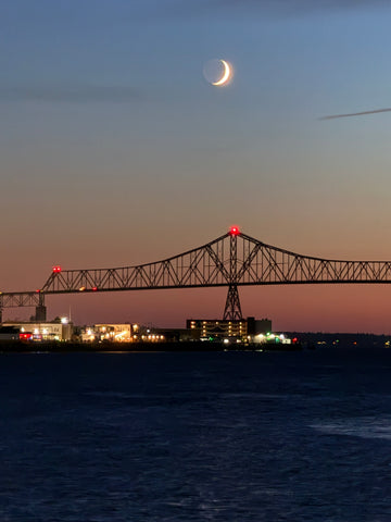 Astoria Crescent Moon Bridge Original Photography Paper Prints & Framed Metal Prints