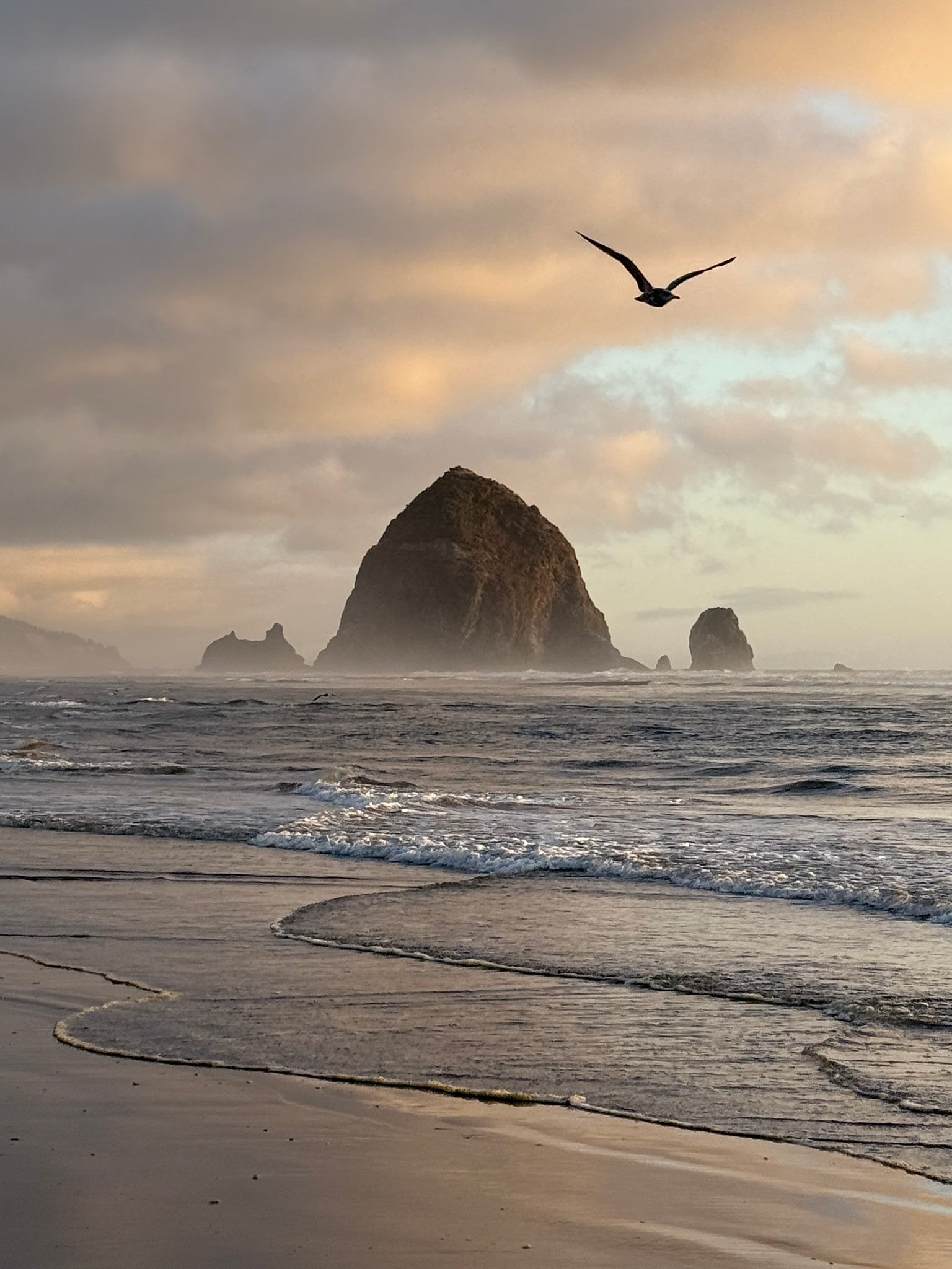 In Flight Haystack Sunset  Original Photography Paper Prints & Framed Metal Prints