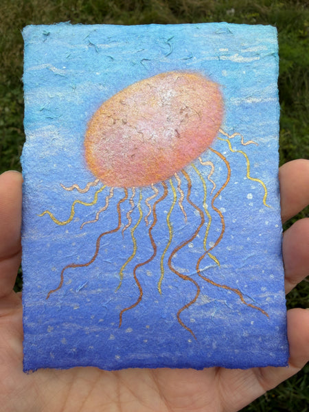Hope Jelly 8x10  - Original Watercolor Paintings By Seasons Kaz Sparks