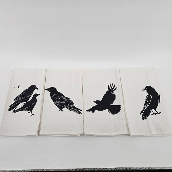 "All The Ravens" Tea Towel Set (4-Pack)