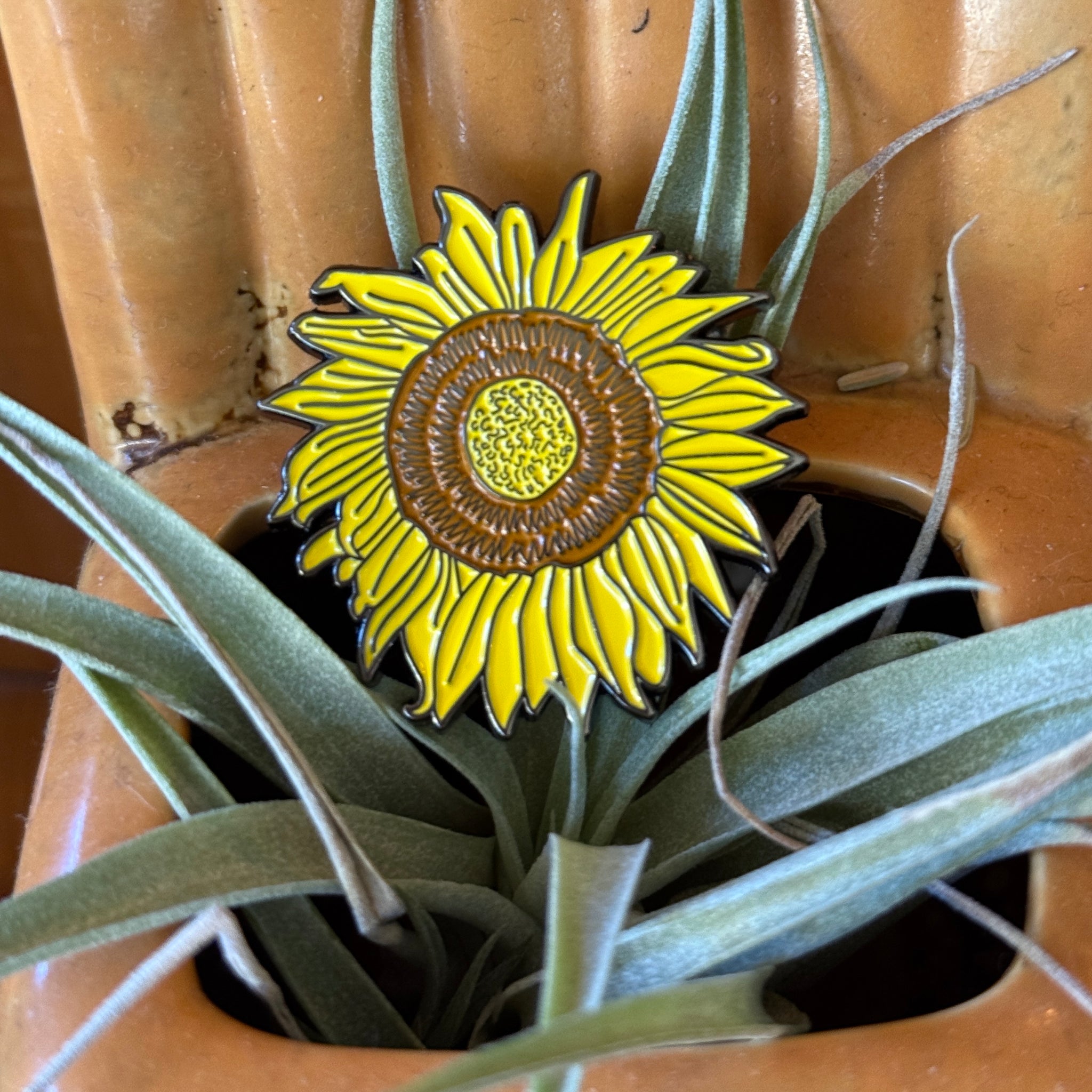Sunflower Lapel Pin