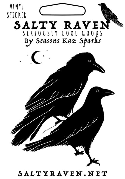 Celestial Raven HVS Vinyl Peel Away Sticker