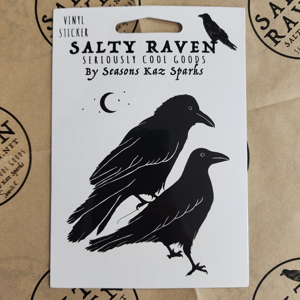 Celestial Raven HVS Vinyl Peel Away Sticker