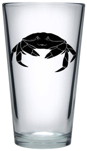 Crabby Pint Glass