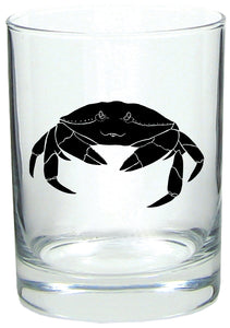 Crabby Rocks Glass