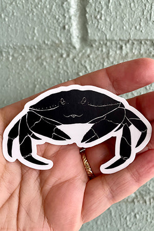 Crabby "Crab" Die-Cut Vinyl Sticker
