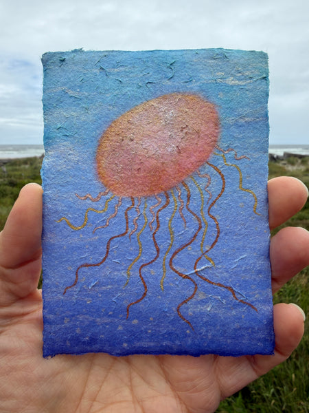 Hope Jelly 8x10  - Original Watercolor Paintings By Seasons Kaz Sparks