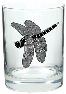 Dragonfly Jewel Rocks Glass