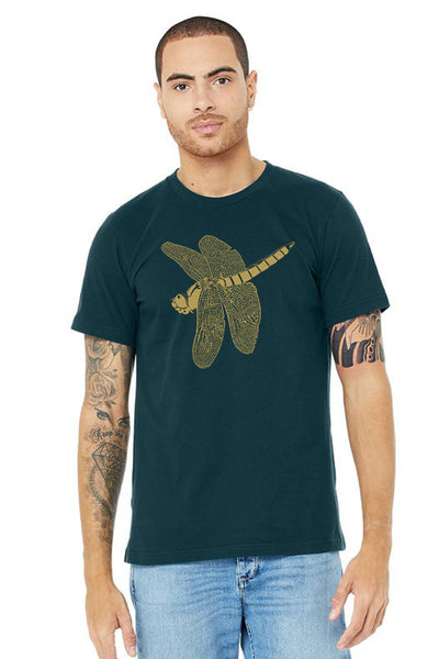 Dragonfly Jewel Unisex Tee Shirt, Men's T-shirt Atlantic
