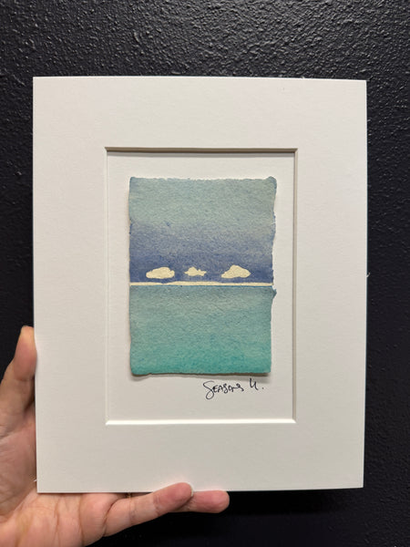 Just Vibes 8x10  - Original Watercolor Paintings By Seasons Kaz Sparks