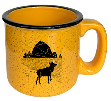 Preorder: Elk Haystack Love Gamboge 15oz Ceramic Campfire Mug