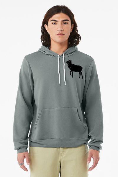 Preorder: Elk Haystack Love - Pullover Sponge Fleece Hoodie - Blue Storm