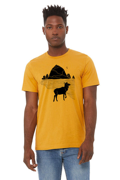 Preorder: Elk Haystack Love - Unisex T-Shirt - Mustard