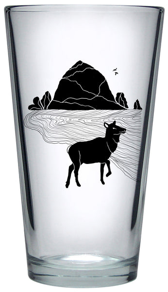 Elk Haystack Love Pint Glass - Single and Boxed