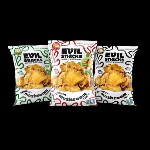 Evil Snacks - Kettle Cooked Oyster Mushrooms